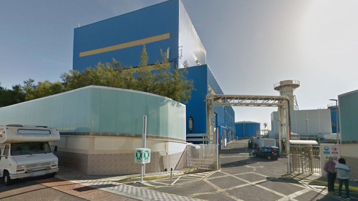 Central Eléctrica de El Charco, en Fuerteventura.