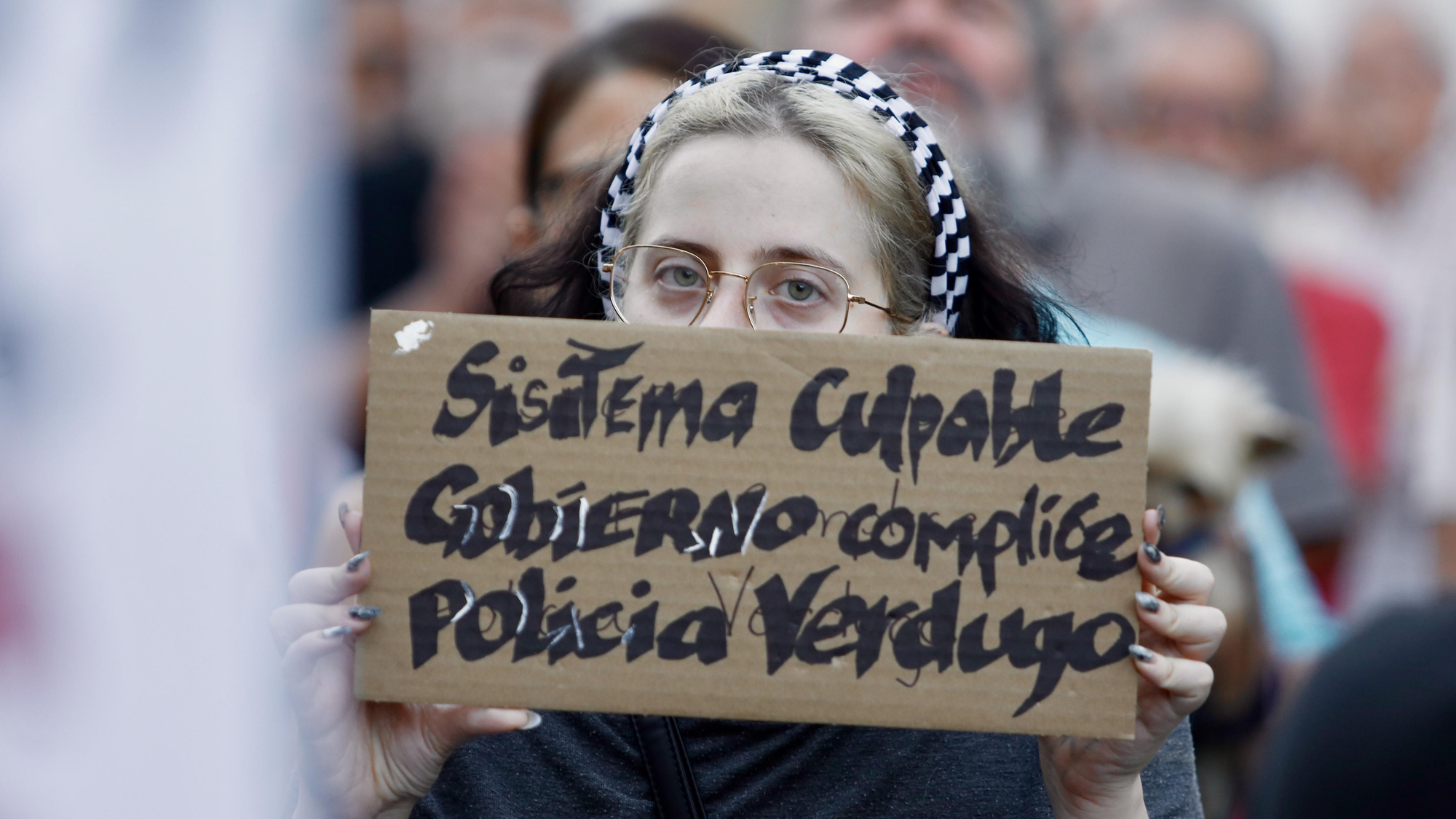 Concentración por la muerte de Maricarmen
