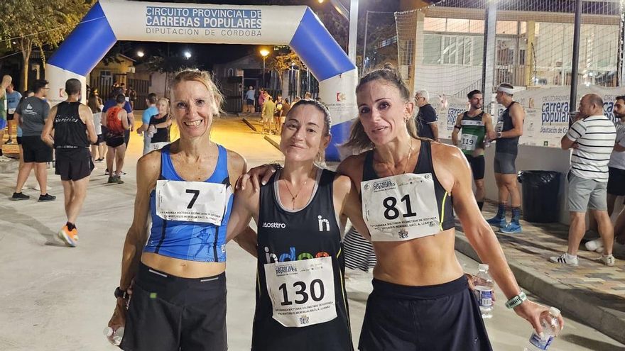 Podio femenino en Monturque