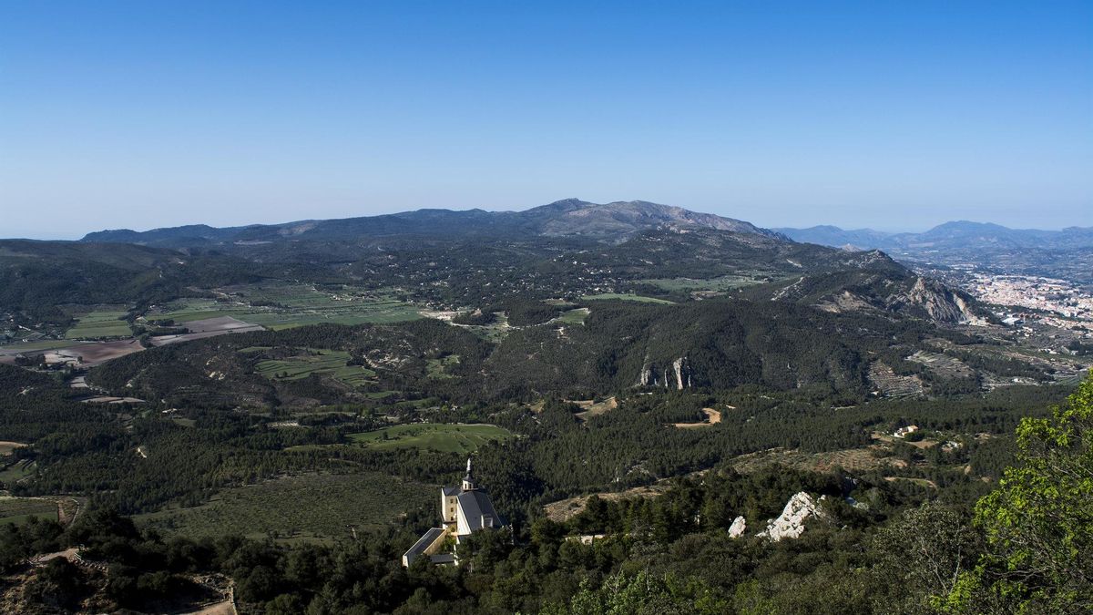 Paisajes serranos. Los bosques son una de las señas de identidad de la Serranía de Alicante.