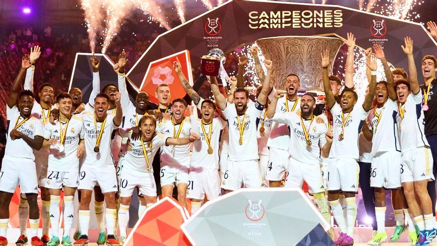 La final de la Supercopa entre Madrid y Barça (11.7%), lo más visto del día fuera de los informativos con 1.5 millones