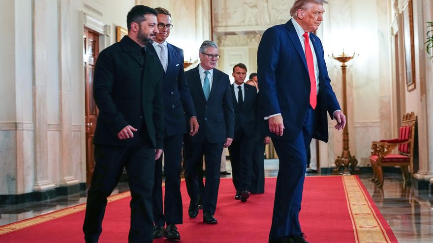 Finaliza la reunión de Trump, socios europeos y Zelenski sobre Ucrania: Casa Blanca