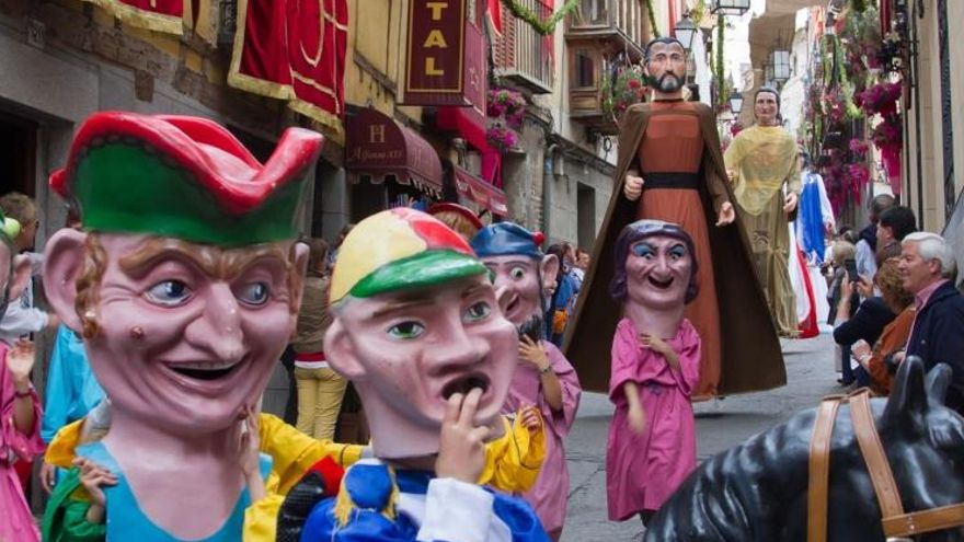 Gigantones de Toledo, en una imagen de archivo