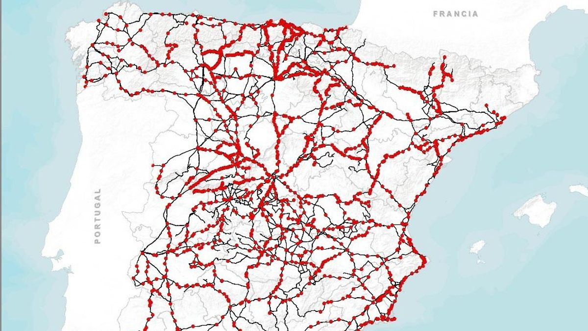 Rutas y paradas de los 34 corredores que componen el nuevo mapa concesional.