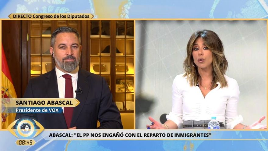 El momento tenso de Terradillos y Abascal por la financiación de VOX: “Me informo antes de hacer una entrevista"