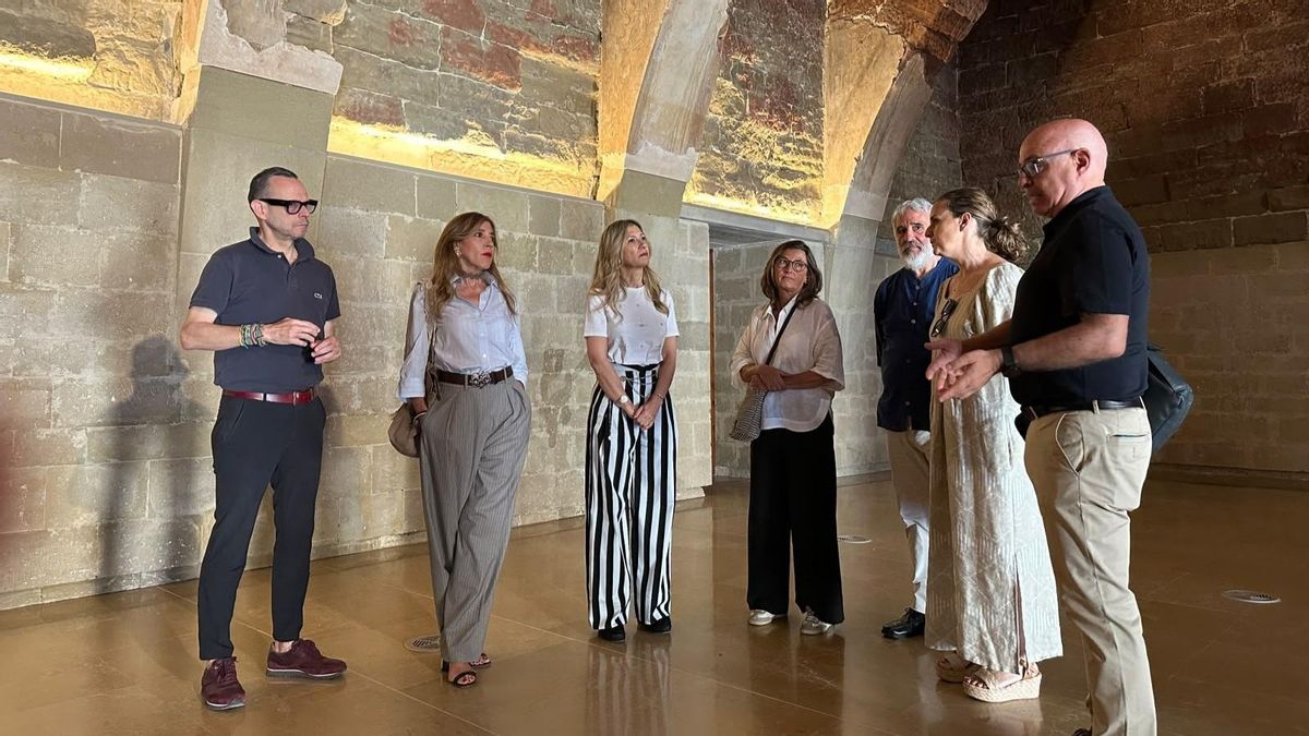 El MNAC iniciará el desmontaje de las pinturas profanas de Sijena el 6 de julio y completará el traslado a Aragón este mes
