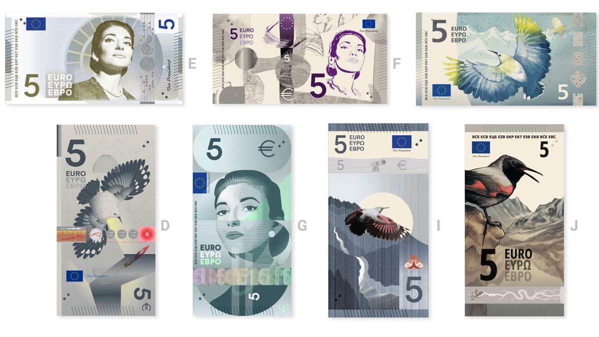 Los billetes de euro se renuevan y esta propuesta española se cuela entre las diez finalistas