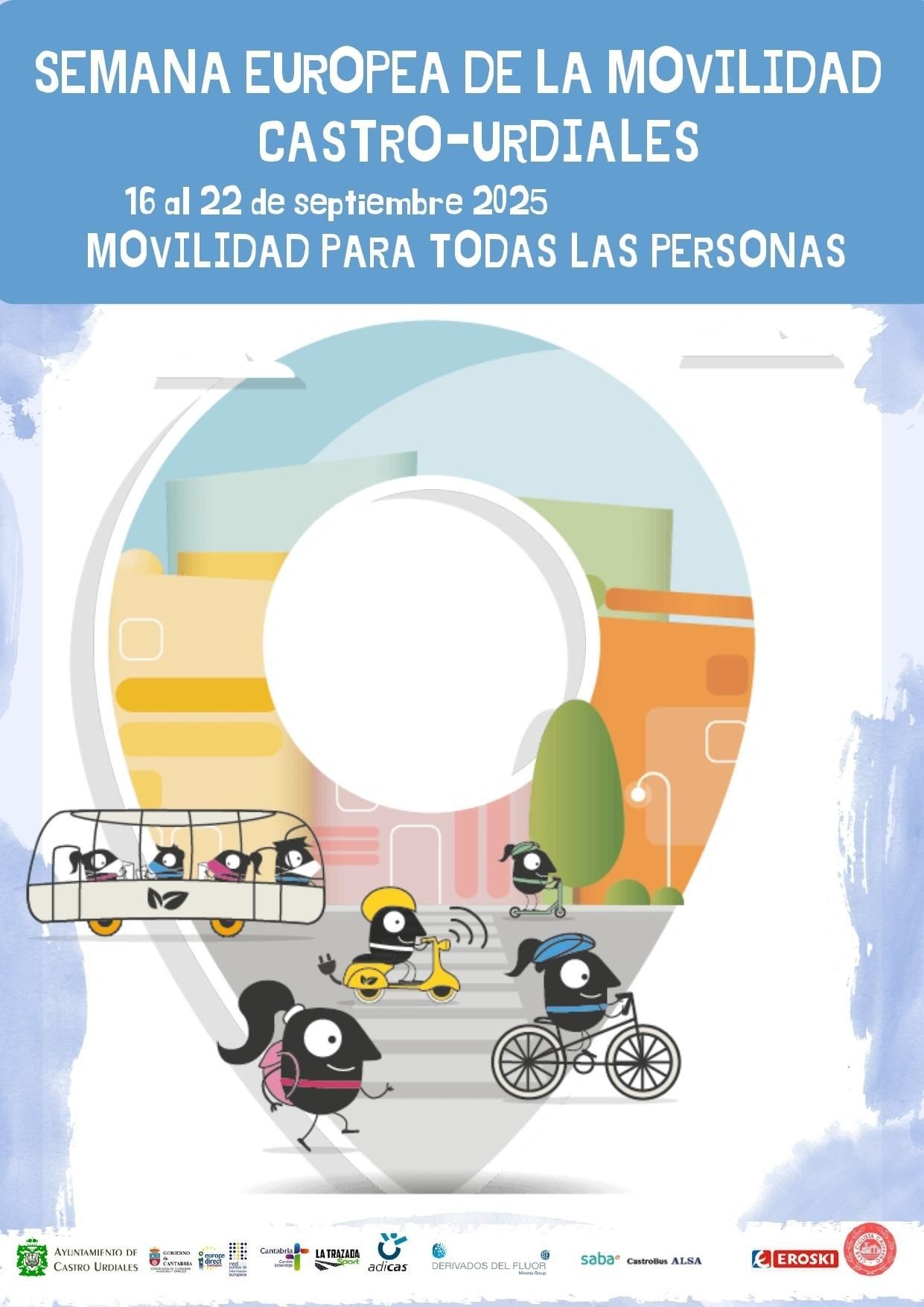 Castro Urdiales celebra la Semana Europea de la Movilidad con actividades para escolares y el 'Dia sin coche'.