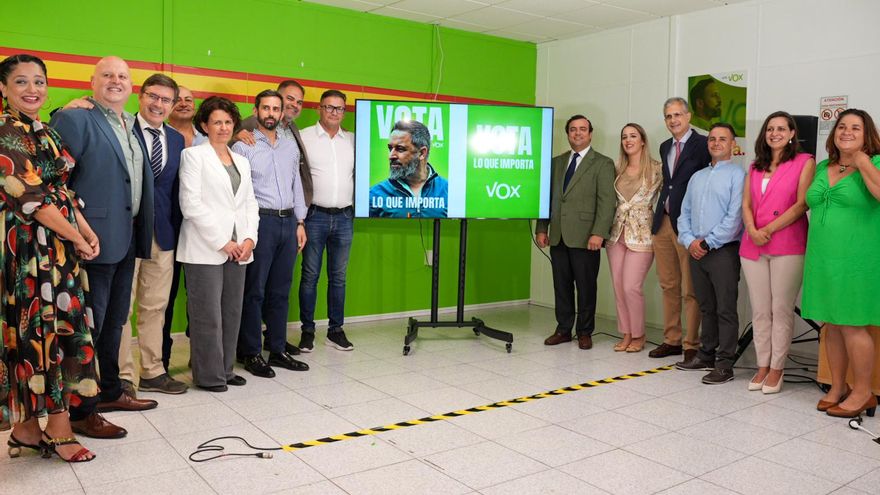 Apertura de campaña de Vox en la capital grancanaria.