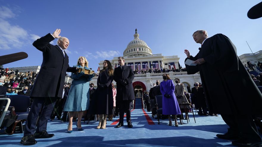 La toma de posesión de Joe Biden como presidente de Estados Unidos, en imágenes