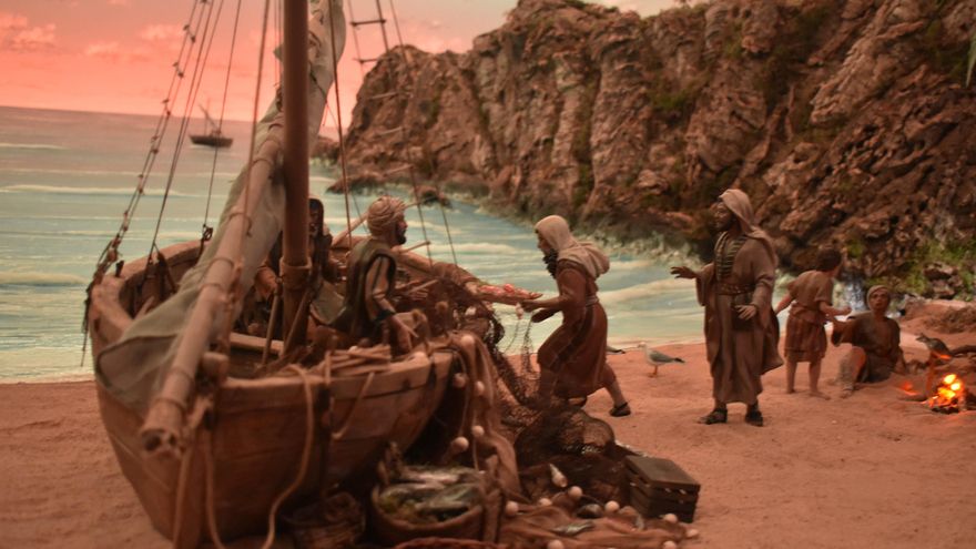 El innovador belén de Ciudad Real con el mar como temática: "El diorama monumental, no permanente, más grande de España"