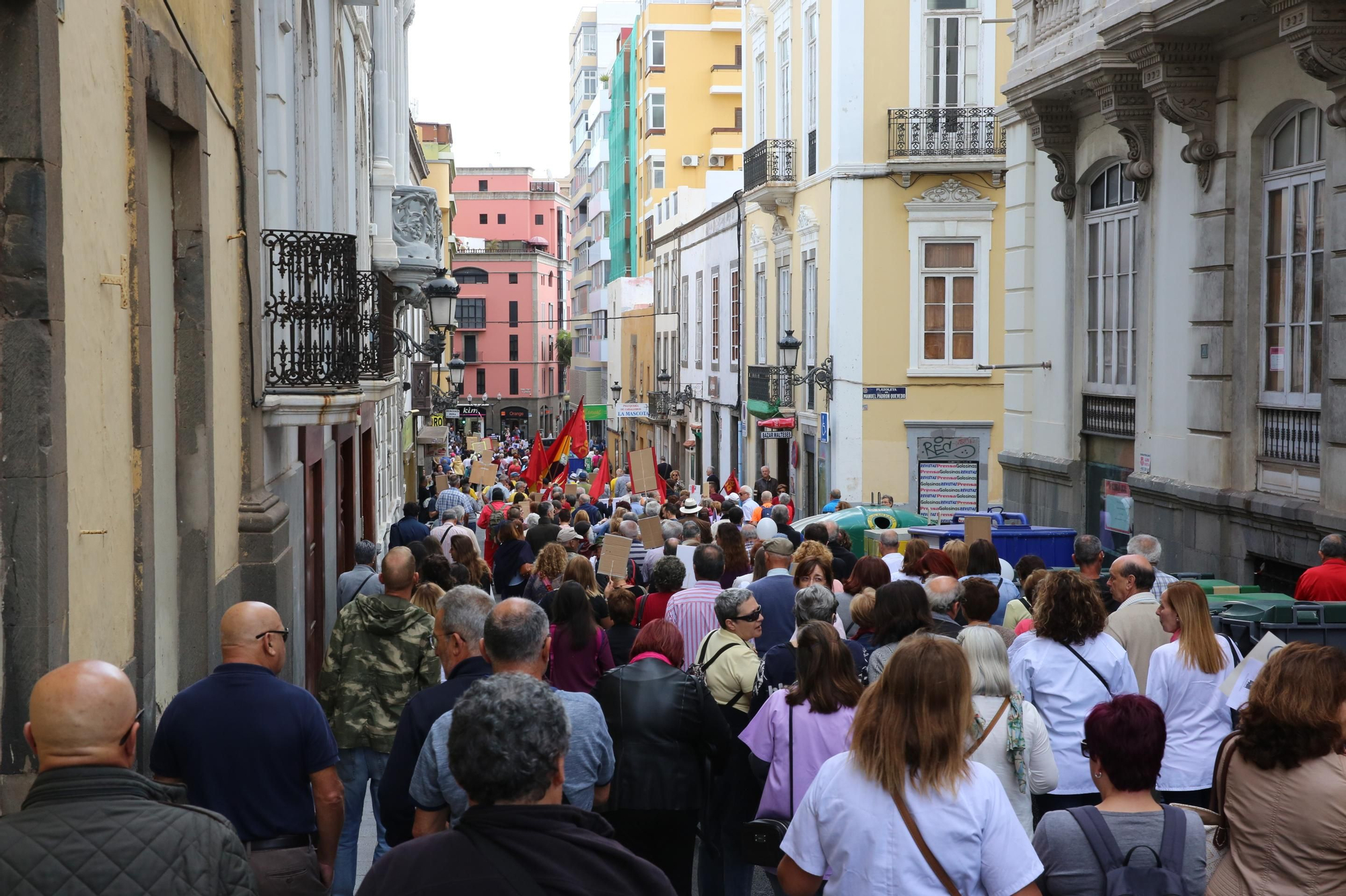 Manifestación por la sanidad en Las Palmas de Gran Canaria