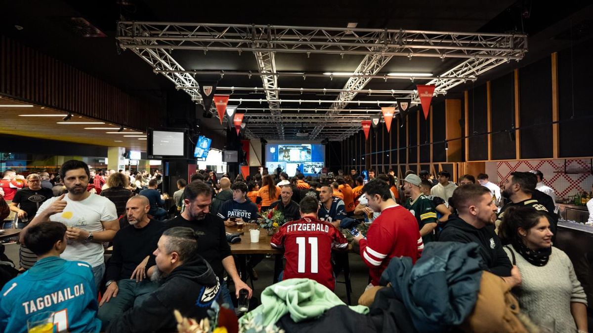 Bilbao sueña con llevar a San Mamés un partido de NFL tras un primer evento con centenares de personas