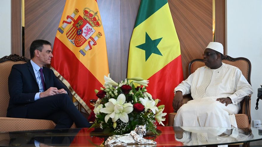 Pedro Sánchez concluye su visita a Senegal sin lograr una fecha para la reanudación de los vuelos de deportación