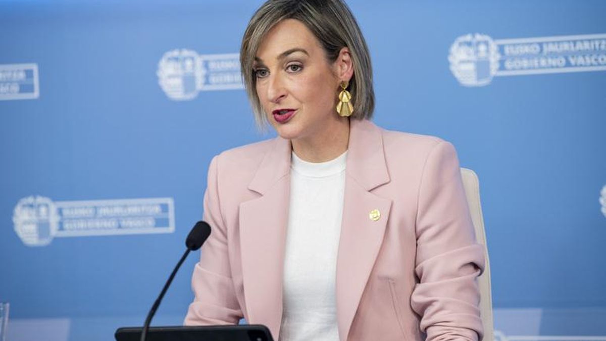 María Ubarretxena, consejera-portavoz del Gobierno vasco