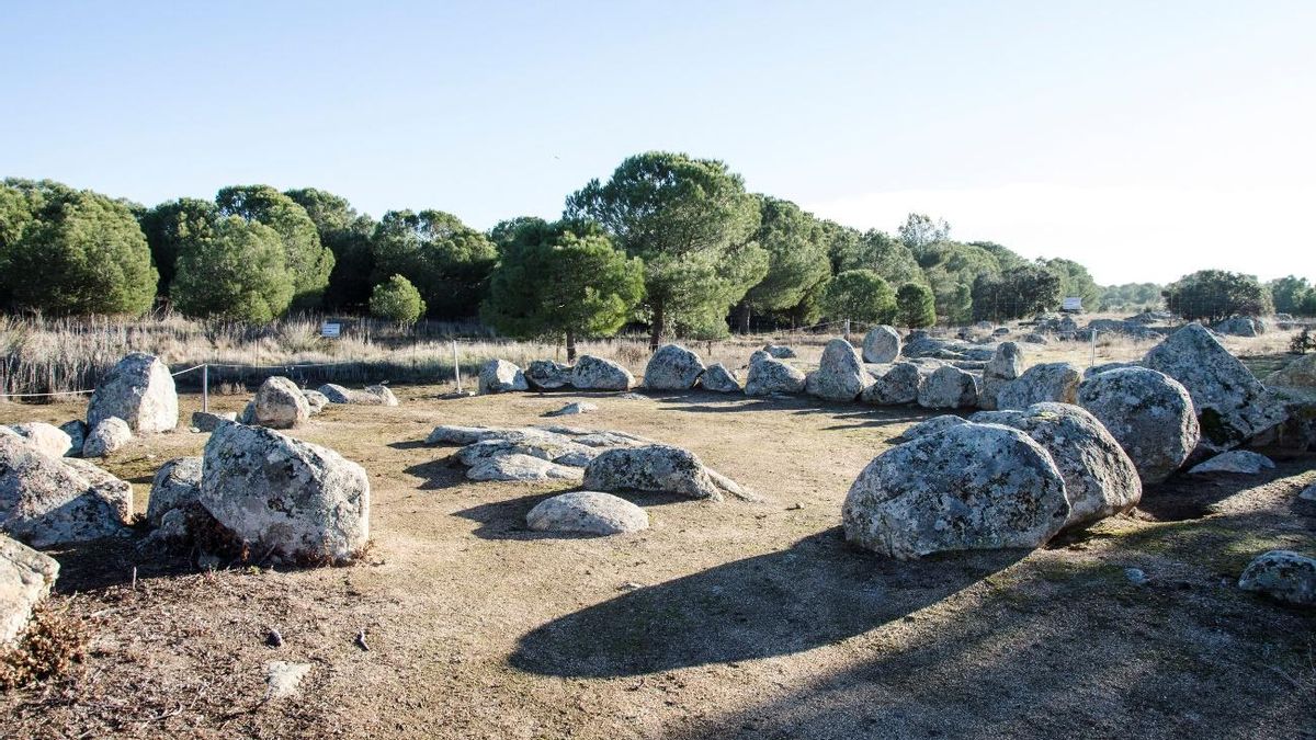 Vista del crómlech de Totanés