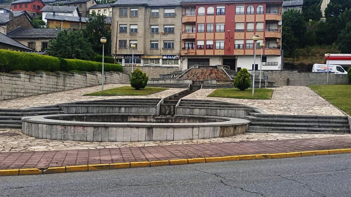 Fuente de Felipe Sierra Pambley en Villablino.