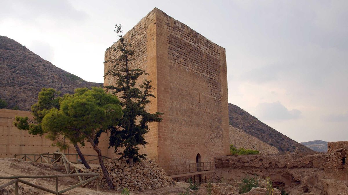 El castillo de Novelda, en Alicante.