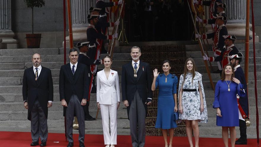 Page cree que la princesa Leonor "va a tener que emplearse a fondo en el futuro" y que "tiene carácter"