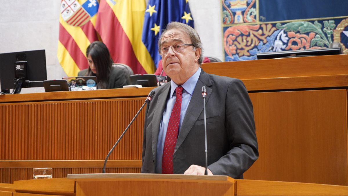 El consejero de Hacienda del Gobierno de Aragón, Carlos Pérez Anadón.
