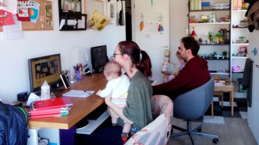 Profesores confinados. El aula en casa
