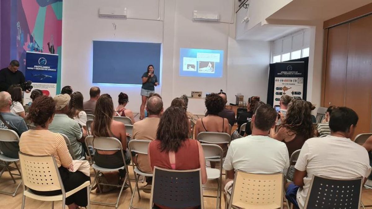 Taller 'Guardián/a de Rayas y Tiburones' celebrado en Lanzarote el 25 de julio