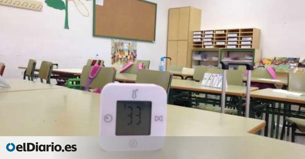 “Tenemos calor”: estudiantes de la Vila Joiosa protestan contra la Generalitat por la falta de climatización en aulas que superan los 30 grados