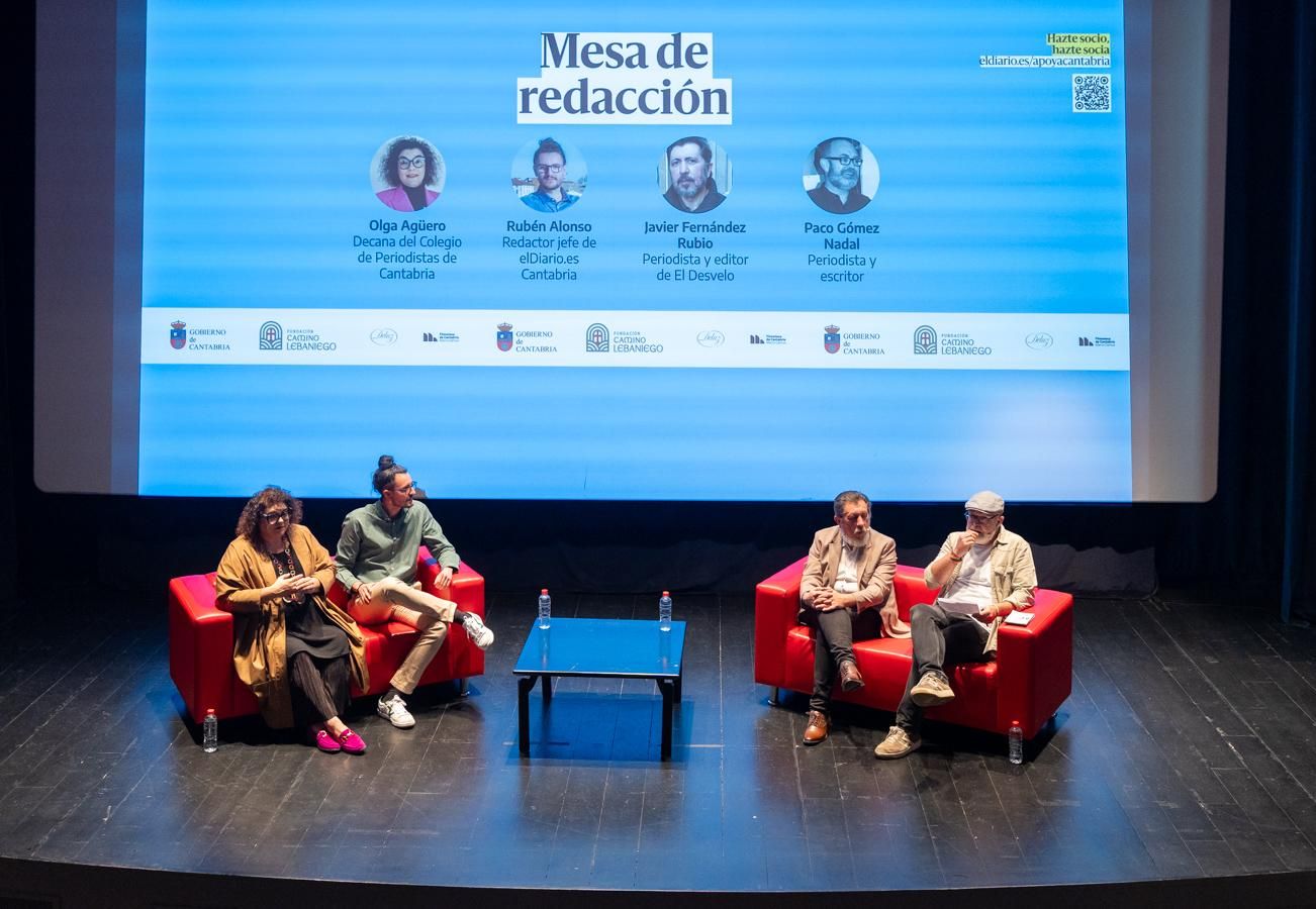 La Mesa de redacción abordó los problemas y desafíos a los que se enfrenta elDiario.es Cantabria en su día a día.