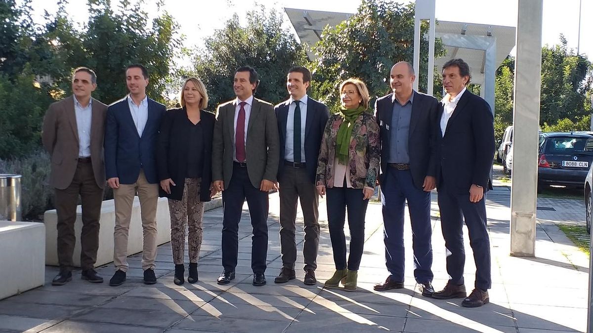 Pablo Casado, este viernes, en un acto en Palma de Mallorca.