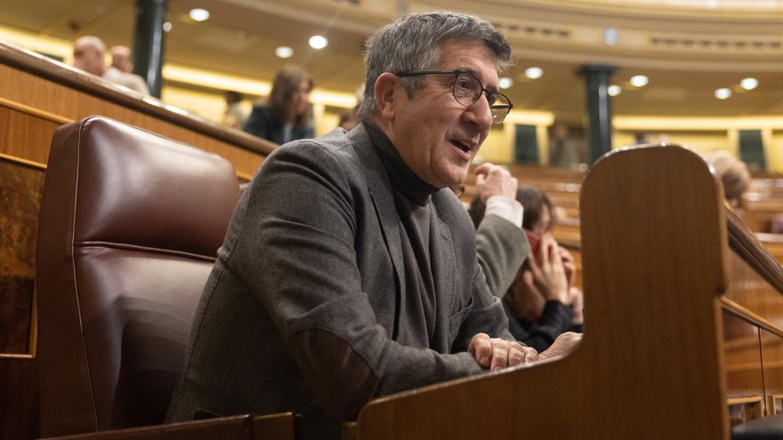 El portavoz del PSOE en el Congreso de los Diputados, Patxi López.