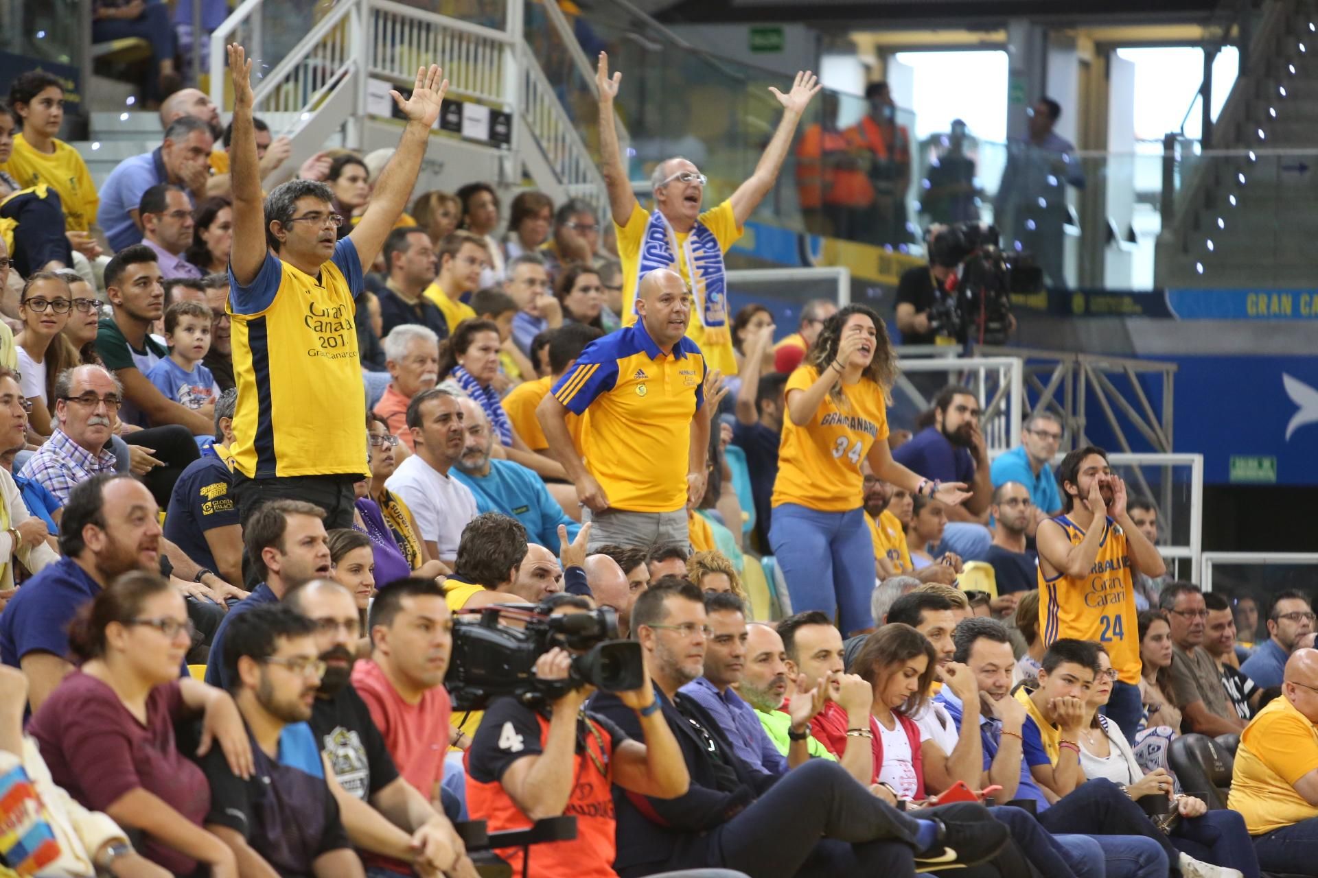 Imagen del encuentro entre el Herbalife Gran Canaria y el Valencia Basket