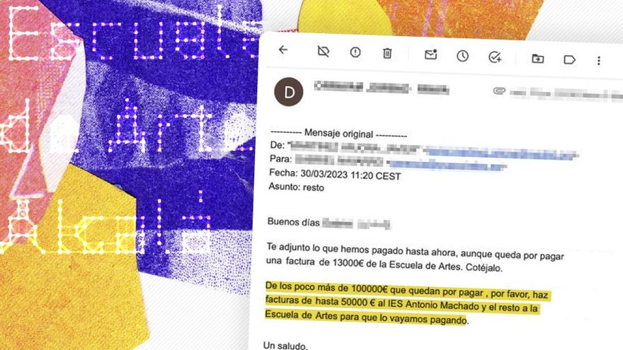 El Gobierno de Ayuso construyó otro centro de FP de 1,2 millones troceando facturas: "Hazlas de hasta 50.000 euros"