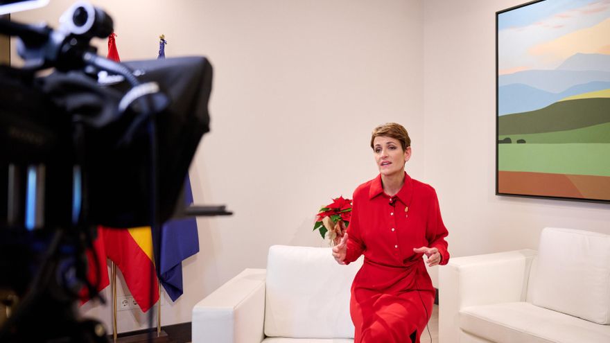 Chivite se acuerda de los trabajadores de BSH y reitera su "compromiso" con el desarrollo económico de Navarra