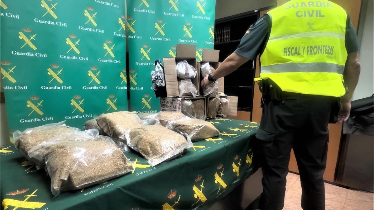 La Guardia Civil interviene 20 kilos de tabaco ilegal en la provincia de León a lo largo de dos meses