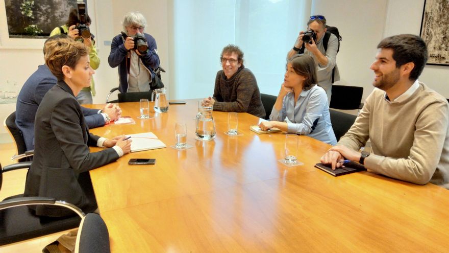 Chivite cierra un preacuerdo de Gobierno de coalición sólo con Contigo/Zurekin y sin Geroa Bai tras la oferta de EH Bildu