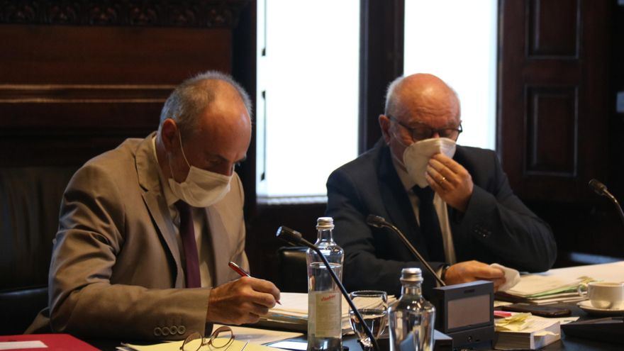 Ridao y Muro, en el Parlament