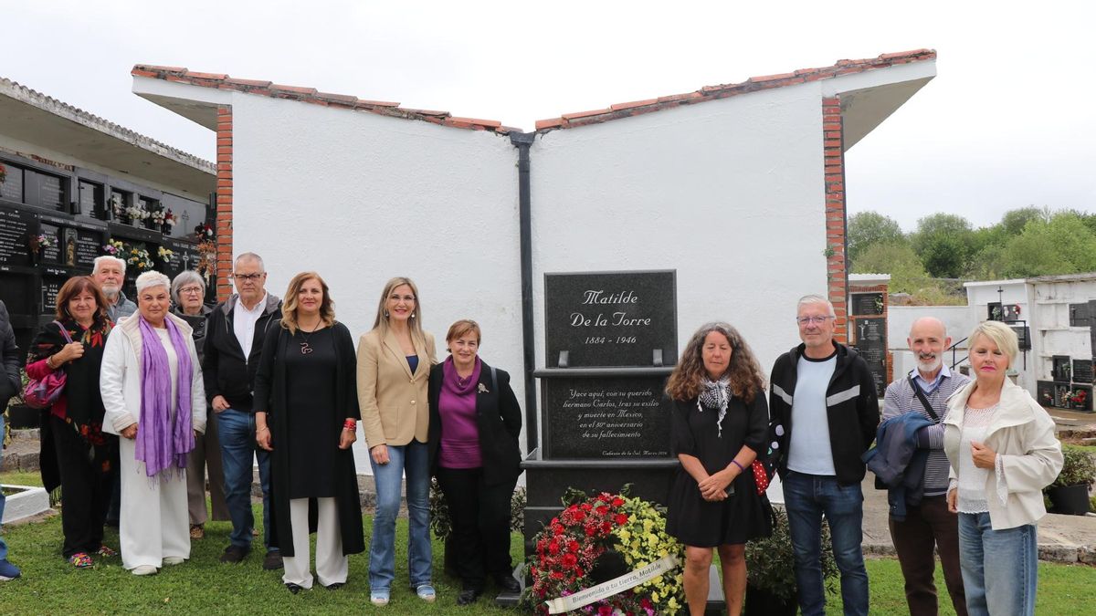 El Ágora Luis Toca rinde homenaje a Matilde de la Torre: "Aquí estás, a pesar de perder una guerra, de que te quemaran tus libros y de que te echaran de la tierra que tanto amabas”