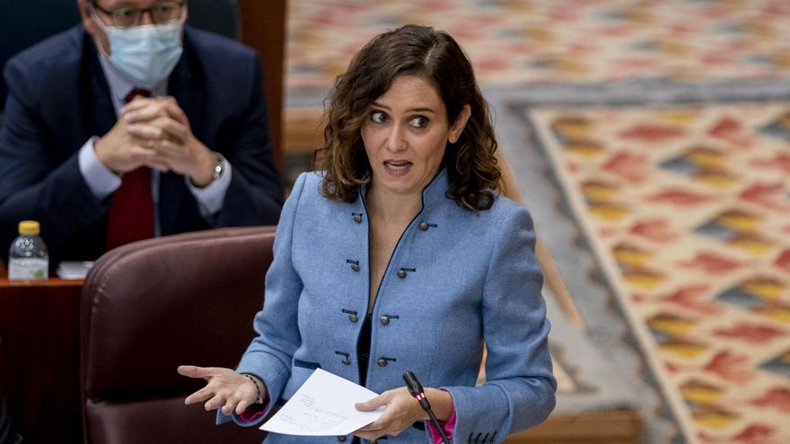 La presidenta de la Comunidad de Madrid, Isabel Díaz Ayuso.