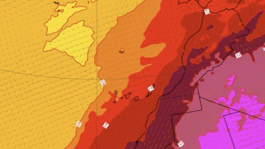 Aviso amarillo en Canarias por temperaturas que pueden superar los 37 grados