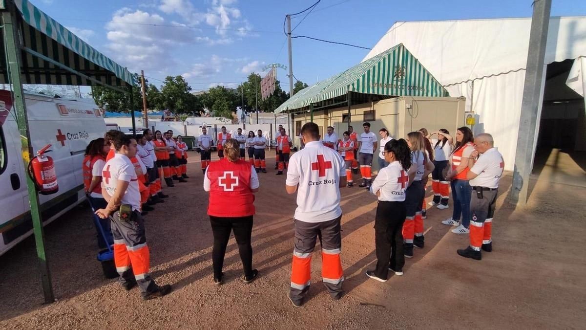 Voluntariado de toda España se suma al dispositivo especial de Cruz Roja para la Feria de Córdoba 2026