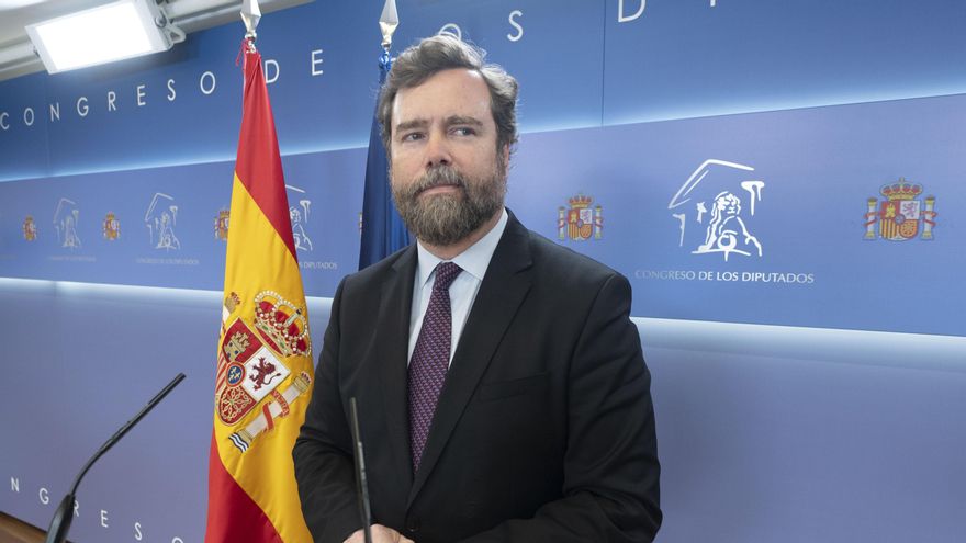 El portavoz parlamentario de VOX en el Congreso, Iván Espinosa de los Monteros.