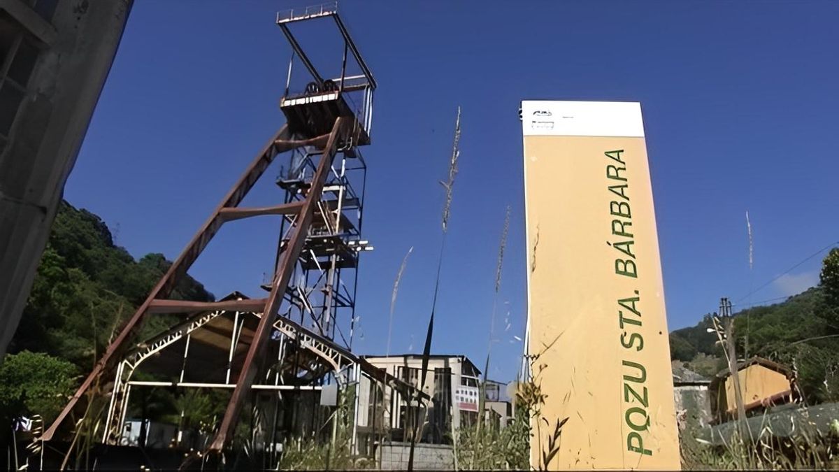 Imagen del Pozo Santa Bárbara de Mieres, archivo.