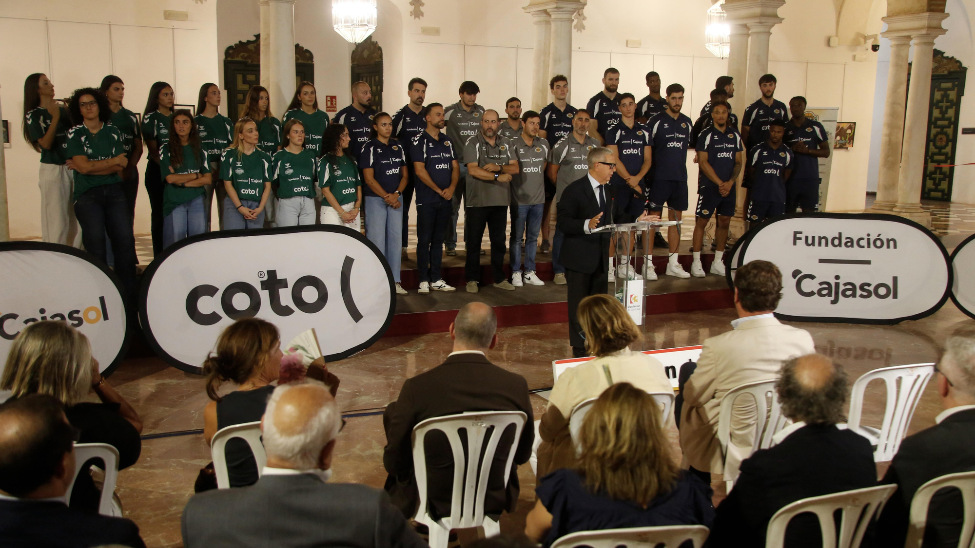 Presentación de los equipos del Cajasol Coto Córdoba CB