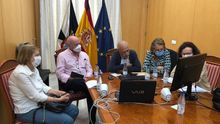 Representantes de Salud de Ceuta reunidos con el ministerio de Sanidad.