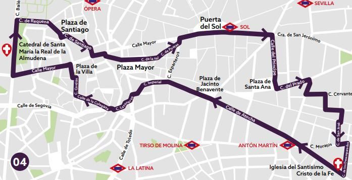 Recorrido de la procesión del Silencio del Domingo de Ramos
