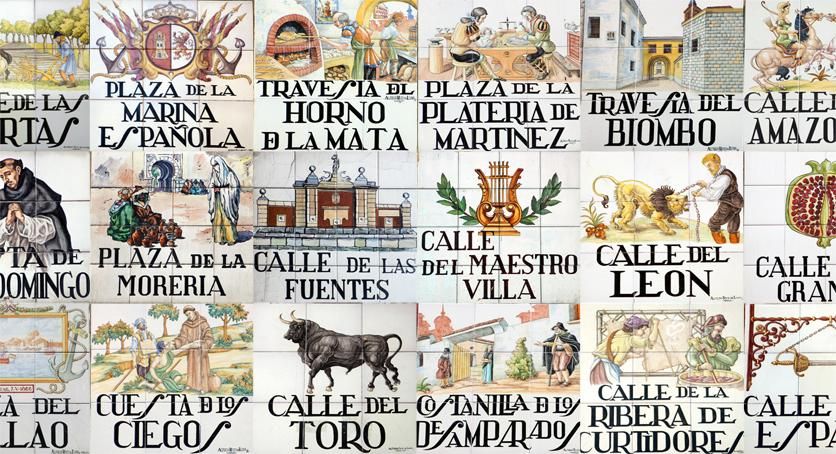 Fotografías de diferentes calles de Madrid