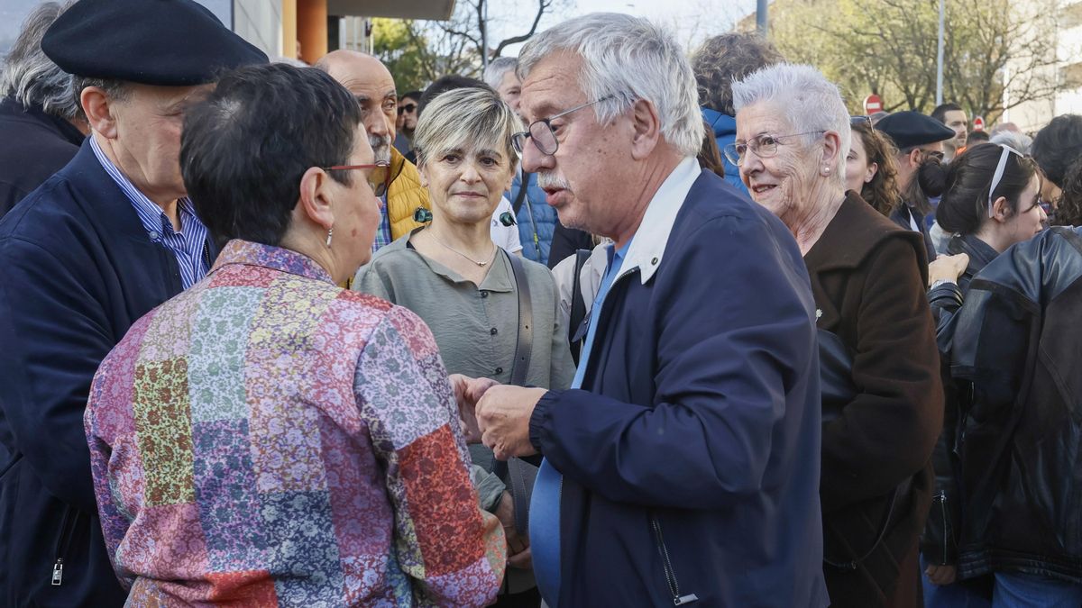 Gorka Landaburu, en un homenaje a Mikel Zabalza en 2024