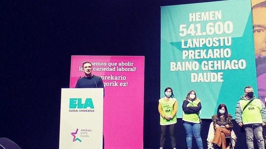 ELA no estará en ningún “pacto de rentas” y augura conflictividad y huelgas largas