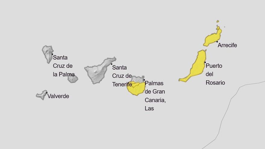 Avisos amarillos por calima en la provincia oriental para los próximos días