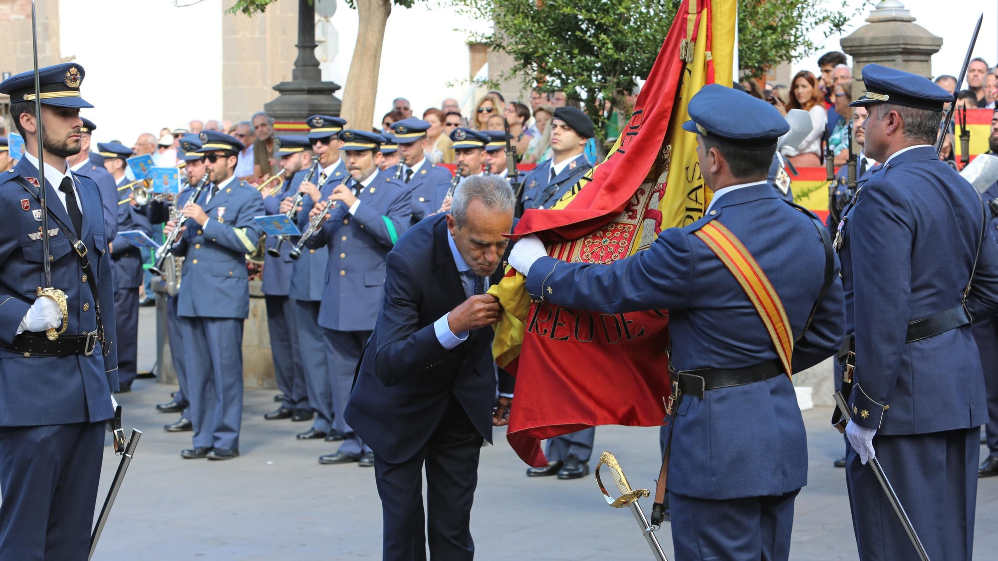 El concejal en Arucas de CC Benito Falcón Mentado.